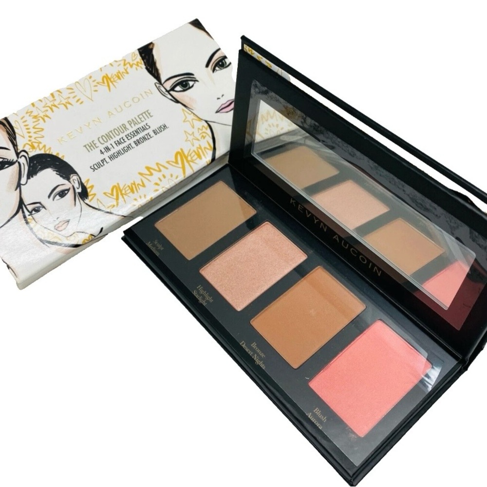 Kevyn Aucoin Contour Palette with Peach and Coral Hues